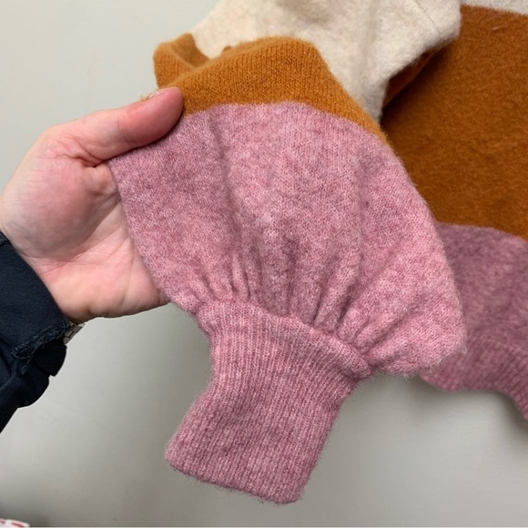 Madewell Striped Gladwell Color Block Sweater - Picture 8 of 12